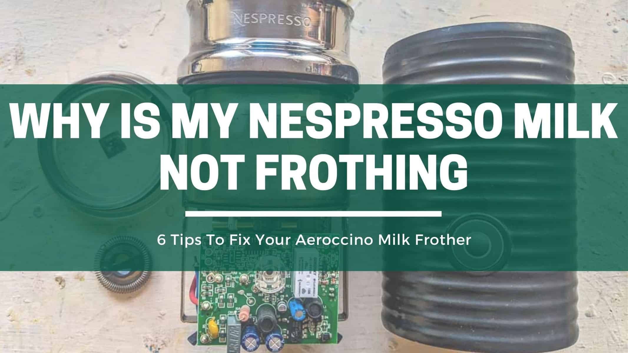 forarbejdning cabriolet diagram Nespresso Milk Frother Not Working? (6 Tips To Fix Your Aeroccino) – The  Green Pods